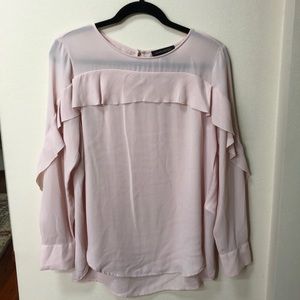 Blush pink blouse